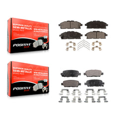 Positive Plus KPF-100554 Disc Brake Pad for 2011-2017 Nissan Quest - Front and Rear