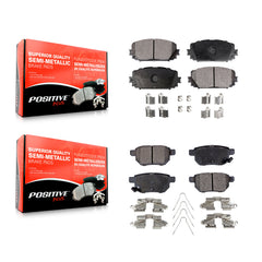 Positive Plus KPF-100555 Disc Brake Pad for 2012-2018 Toyota Yaris - Front and Rear