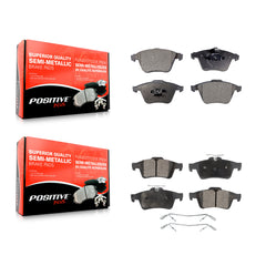 Positive Plus KPF-100560 Disc Brake Pad for 2004-2013 Mazda 3, Volvo C70 and More - Front and Rear