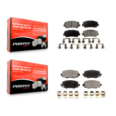 Positive Plus KPF-100561 Disc Brake Pad for 2014-2017 Jeep Cherokee - Front and Rear