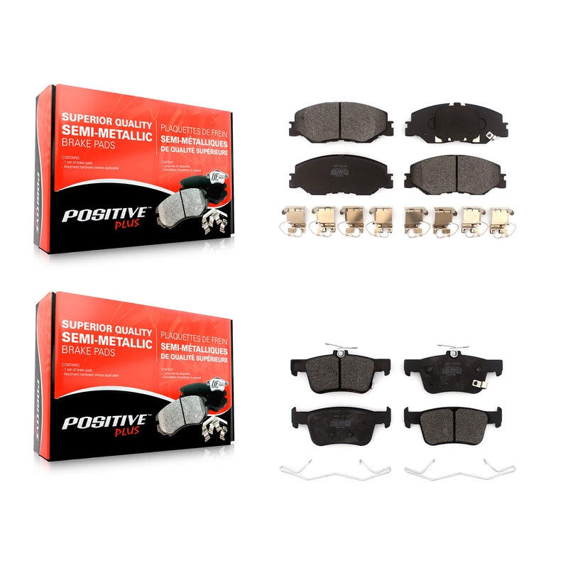 Positive Plus KPF-100565 Disc Brake Pad for 2019-2022 Honda Insight - Front and Rear