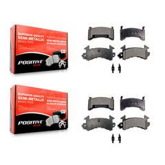 Positive Plus KPF-100570 Disc Brake Pad for 1980-1988 Chevrolet Camaro, Pontiac Firebird and More - Front and Rear
