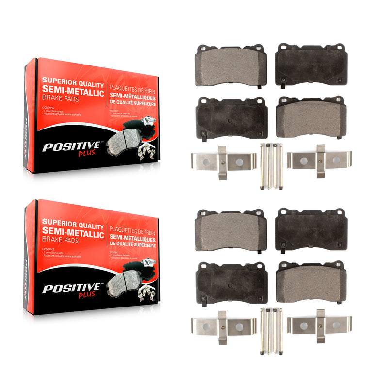 Positive Plus KPF-100576 Disc Brake Pad for 2005-2006 Ford GT - Front and Rear