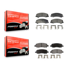 Positive Plus KPF-100581 Disc Brake Pad for 2006-2011 Buick Lucerne, Cadillac DTS - Front and Rear