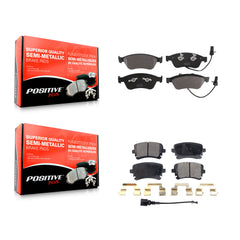 Positive Plus KPF-100595 Disc Brake Pad for 2004-2011 Audi S6, Audi A8 Quattro and More - Front and Rear
