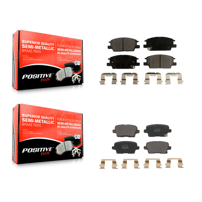 Positive Plus KPF-100615 Disc Brake Pad for 2018-2020 Buick Regal Sportback - Front and Rear