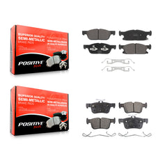 Positive Plus KPF-100630 Disc Brake Pad for 2019-2023 Ford Edge, Lincoln Nautilus - Front and Rear