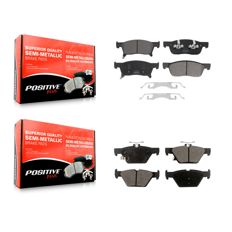 Positive Plus KPF-100637 Disc Brake Pad for 2019-2024 Subaru Ascent - Front and Rear