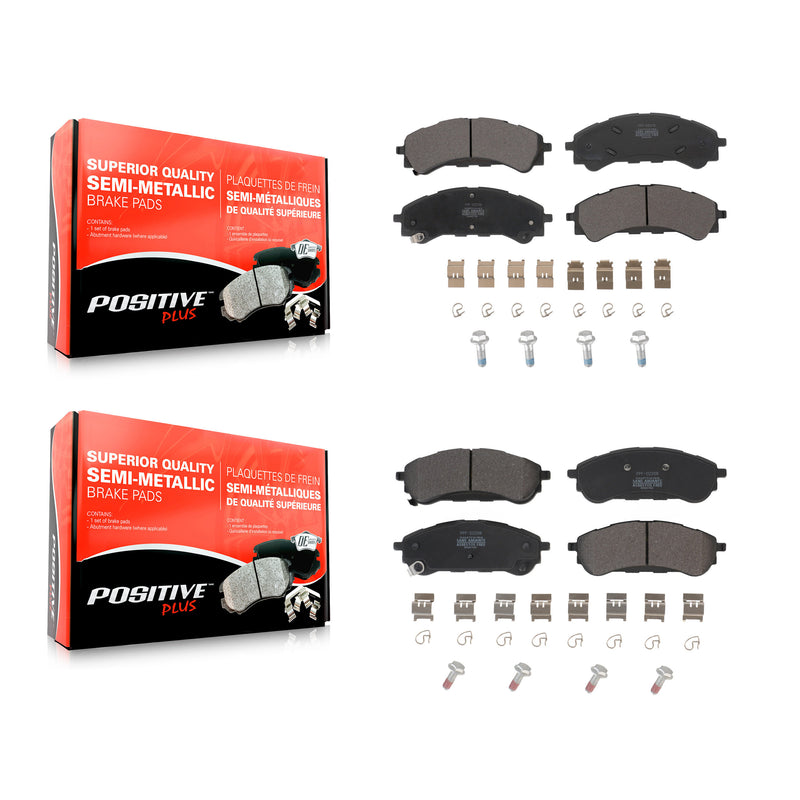 Positive Plus KPF-100638 Disc Brake Pad for 2019-2023 Ford Ranger - Front and Rear