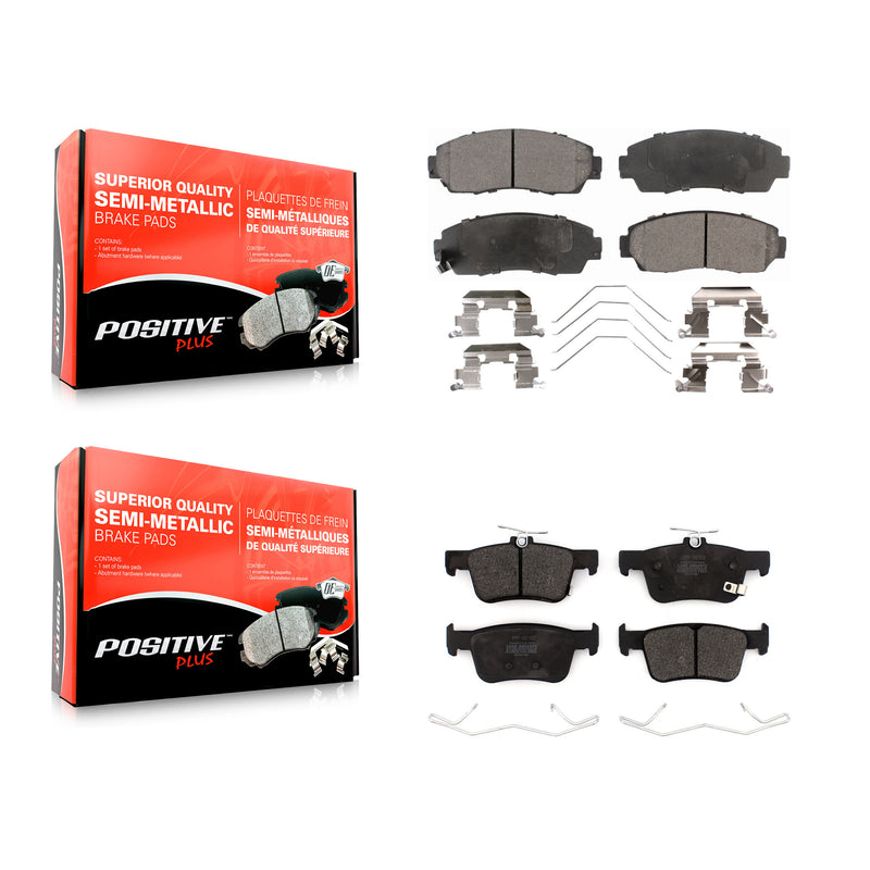 Positive Plus KPF-100651 Disc Brake Pad for 2021-2024 Acura RDX, Acura TLX - Front and Rear