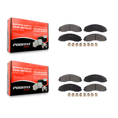 Positive Plus KPF-100660 Disc Brake Pad for 2017-2022 Ford F-600 Super Duty, Ford F-450 Super Duty, Ford F-550 Super Duty - Front and Rear