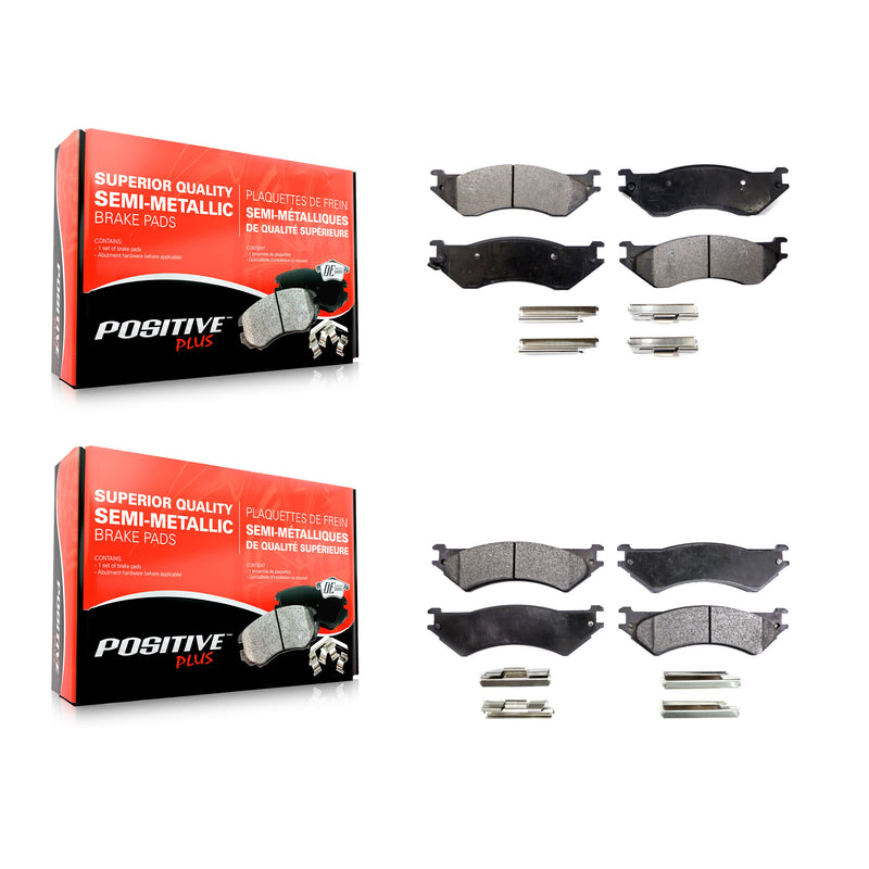 Positive Plus KPF-100670 Disc Brake Pad for 2004 Ford F-150 Heritage - Front and Rear