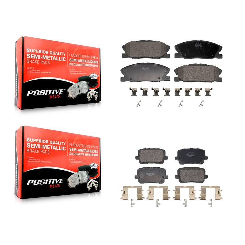 Positive Plus KPF-100689 Disc Brake Pad for 2014-2023 Dodge Charger - Front and Rear