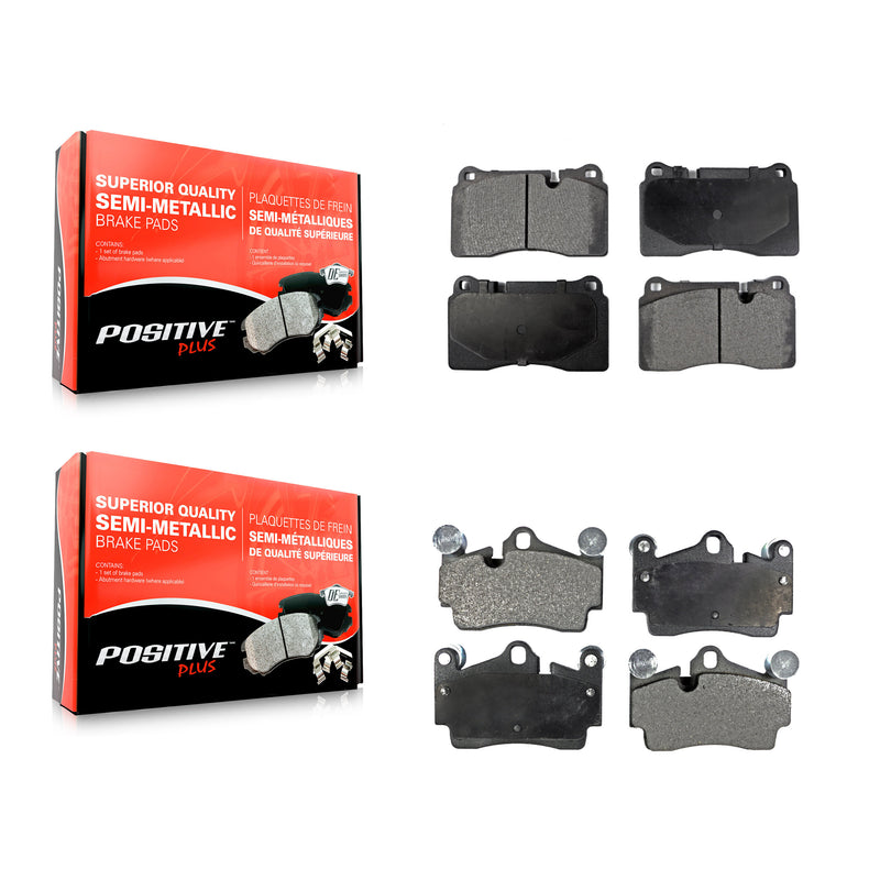 Positive Plus KPF-100694 Disc Brake Pad for 2008-2010 Volkswagen Touareg - Front and Rear