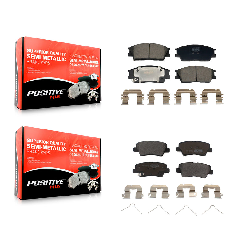 Positive Plus KPF-100700 Disc Brake Pad for 2020-2023 Kia Soul, Hyundai Venue - Front and Rear