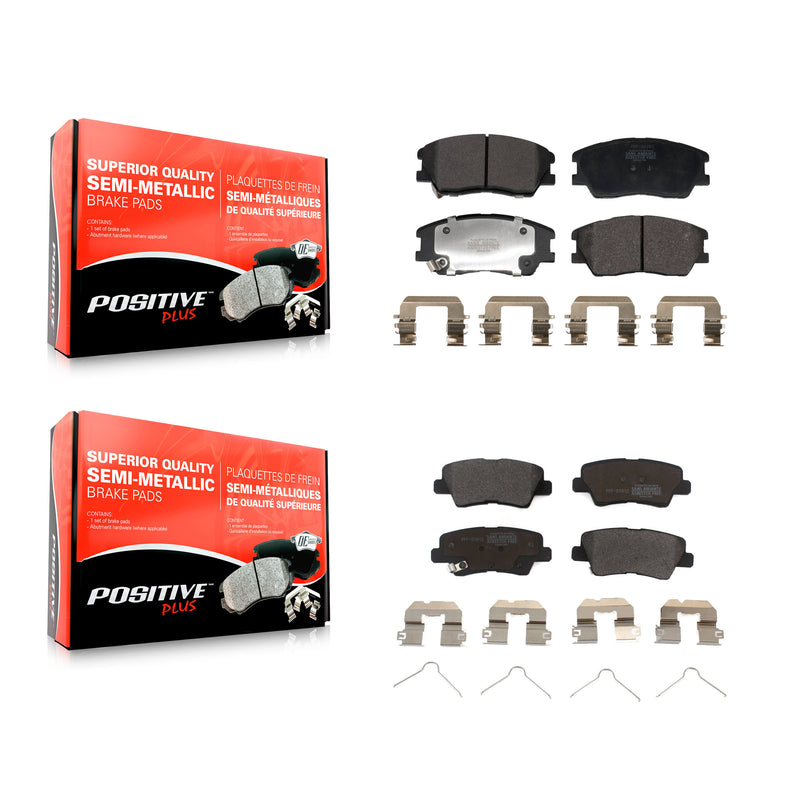 Positive Plus KPF-100701 Disc Brake Pad for 2020-2022 Kia Soul - Front and Rear
