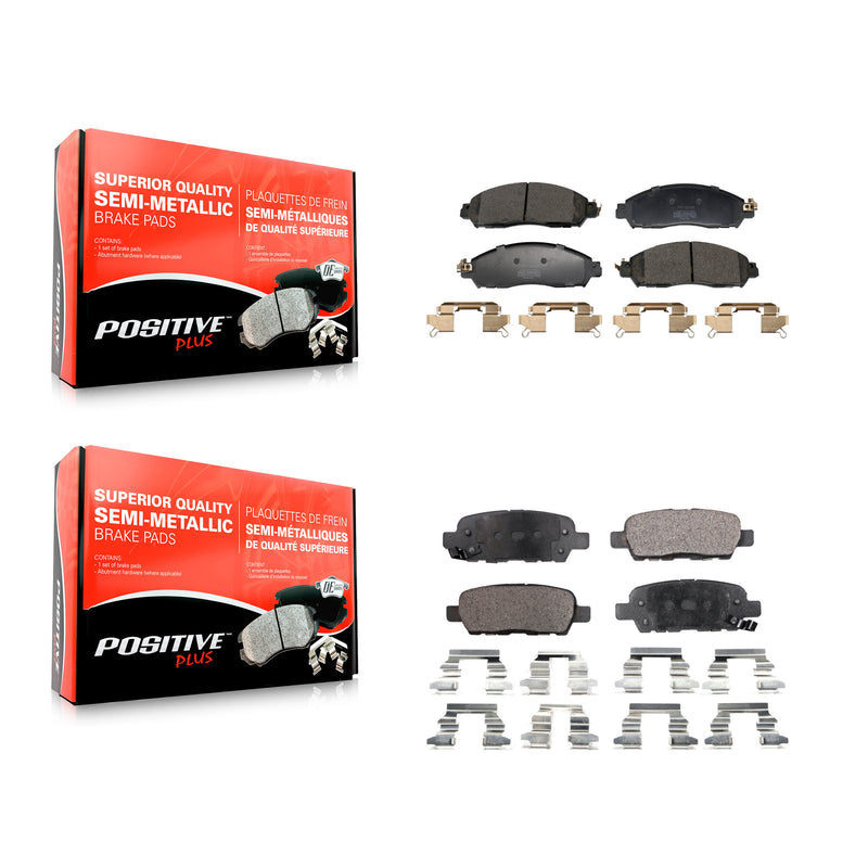 Positive Plus KPF-100705 Disc Brake Pad for 2018-2022 Nissan LEAF - Front and Rear
