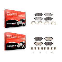 Positive Plus KPF-100712 Disc Brake Pad for 2021-2023 Nissan Kicks - Front and Rear