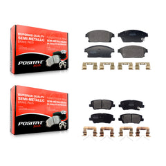Positive Plus KPF-100716 Disc Brake Pad for 2017-2018 Cadillac ATS - Front and Rear