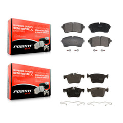 Positive Plus KPF-100736 Disc Brake Pad for 2016-2020 Jaguar E-Pace, Land Rover Range Rover Evoque - Front and Rear