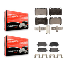 Positive Plus KPF-100739 Disc Brake Pad for 2017-2020 Tesla S, Tesla X - Front and Rear