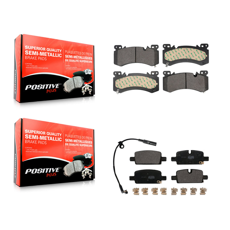Positive Plus KPF-100742 Disc Brake Pad for 2021-2023 GMC Yukon, Chevrolet Tahoe - Front and Rear