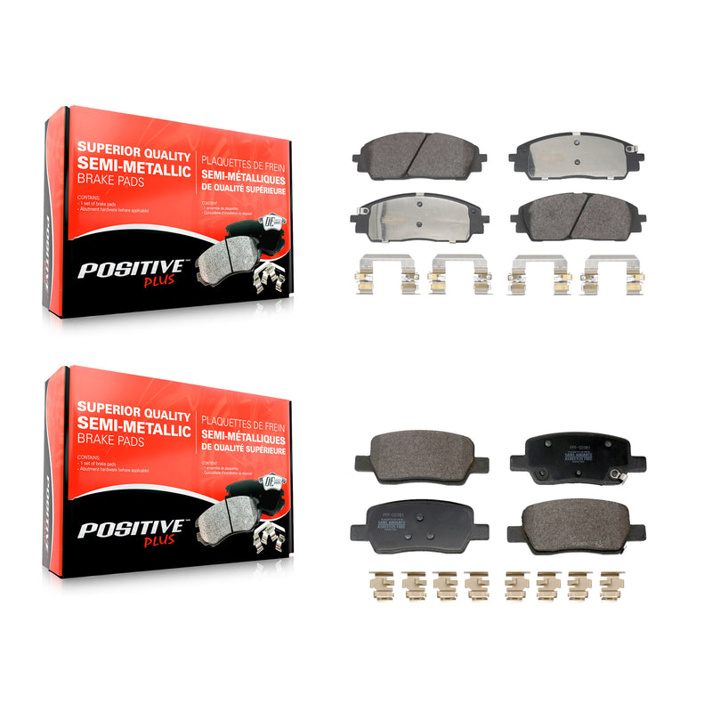 Positive Plus KPF-100748 Disc Brake Pad for 2022-2024 Kia Carnival - Front and Rear
