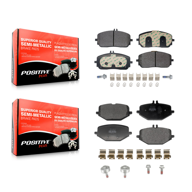 Positive Plus KPF-100757 Disc Brake Pad for 2019-2023 Mercedes-Benz GLE350, Mercedes-Benz G550 - Front and Rear