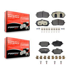 Positive Plus KPF-100758 Disc Brake Pad for 2020-2023 Mercedes-Benz GLE350 - Front and Rear