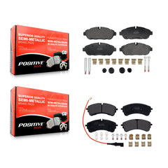 Positive Plus KPF-100762 Disc Brake Pad for 2020-2023 Ford Transit-350, Ford Transit-350 HD and More - Front and Rear