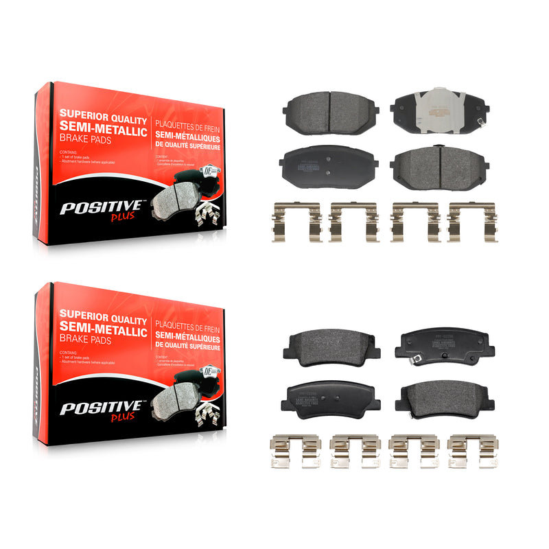Positive Plus KPF-100770 Disc Brake Pad for 2022-2025 Kia Sportage, Hyundai Tucson - Front and Rear