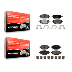 Positive Plus KPF-100777 Disc Brake Pad for 2023-2024 Mazda CX-50 - Front and Rear