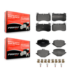 Positive Plus KPF-100779 Disc Brake Pad for 2019-2023 Mercedes-Benz GLS63 AMG, Mercedes-Benz GLE53 AMG, Mercedes-Benz G63 AMG - Front and Rear