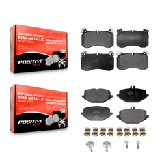 Positive Plus KPF-100780 Disc Brake Pad for 2020-2022 Mercedes-Benz GLS450 - Front and Rear