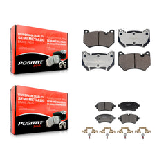 Positive Plus KPF-100793 Disc Brake Pad for 2021-2023 Audi Q5, Audi Q5 Sportback - Front and Rear