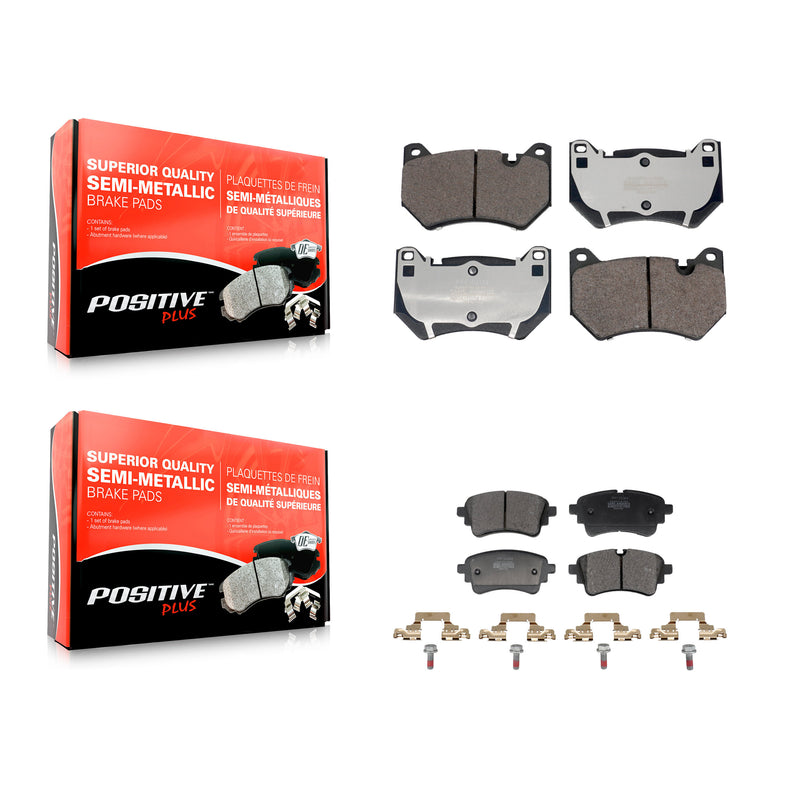 Positive Plus KPF-100793 Disc Brake Pad for 2021-2023 Audi Q5, Audi Q5 Sportback - Front and Rear
