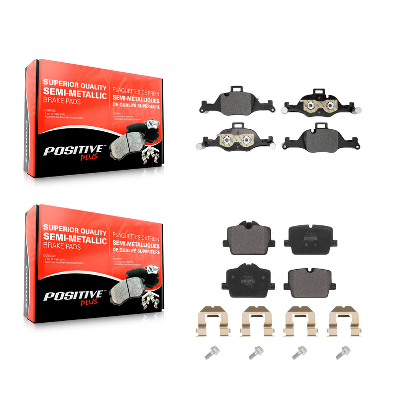 Positive Plus KPF-100795 Disc Brake Pad for 2022-2023 BMW i4 - Front and Rear