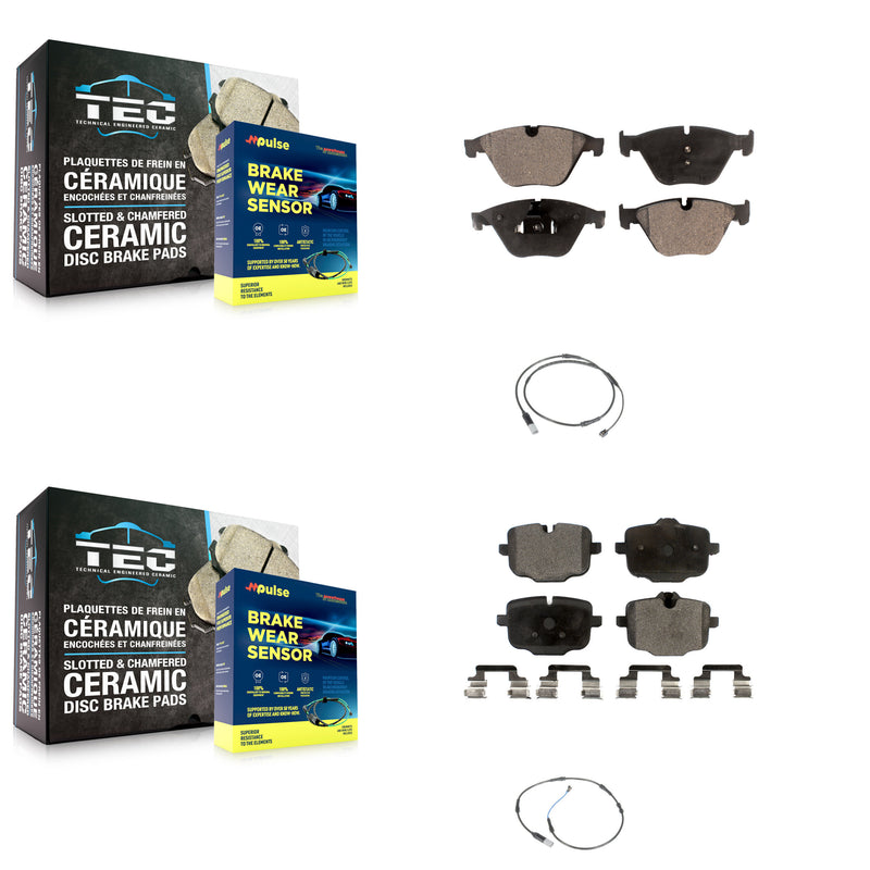 Positive Plus KPW-100014 Disc Brake Pad for 2011-2019 BMW 640i, BMW 640i Gran Coupe and More - Front and Rear