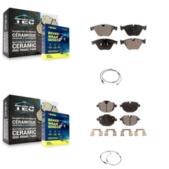 Positive Plus KPW-100015 Disc Brake Pad for 2011-2016 BMW 528i, BMW 535d and More - Front and Rear