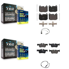 Positive Plus KPW-100017 Disc Brake Pad for 2019-2022 BMW 228i Gran Coupe, BMW 228i xDrive Gran Coupe and More - Front and Rear
