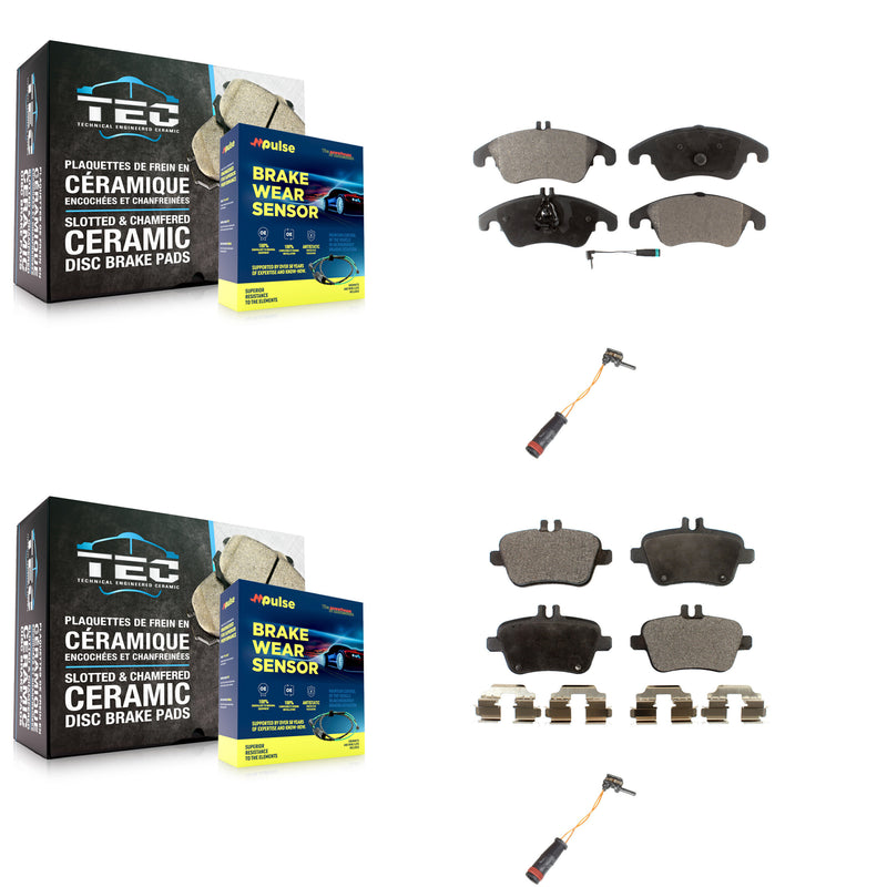 Positive Plus KPW-100021 Disc Brake Pad for 2012-2016 Mercedes-Benz SLK350 - Front and Rear
