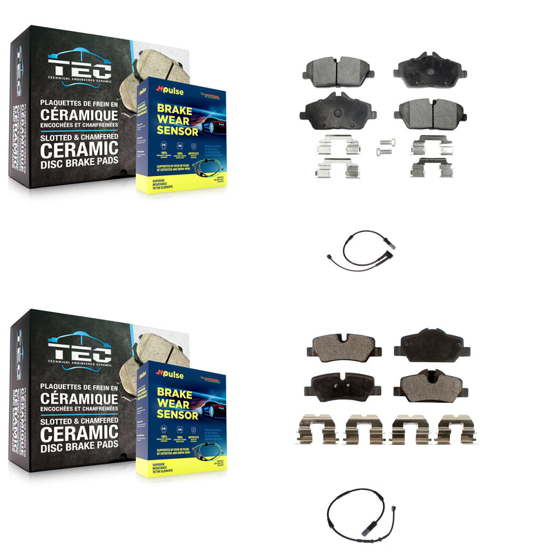Positive Plus KPW-100027 Disc Brake Pad for 2015-2020 Mini Cooper - Front and Rear