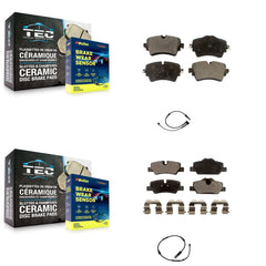 Positive Plus KPW-100028 Disc Brake Pad for 2015-2020 Mini Cooper - Front and Rear