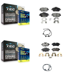 Positive Plus KPW-100032 Disc Brake Pad for 2011-2015 Mini Cooper - Front and Rear