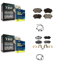 Positive Plus KPW-100033 Disc Brake Pad for 2015 Mini Cooper - Front and Rear