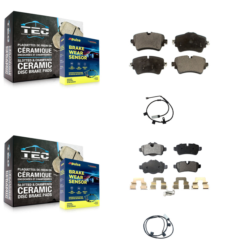 Positive Plus KPW-100033 Disc Brake Pad for 2015 Mini Cooper - Front and Rear