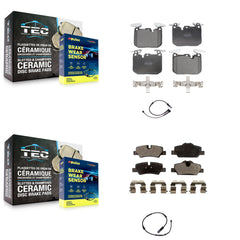 Positive Plus KPW-100034 Disc Brake Pad for 2020 Mini Cooper - Front and Rear