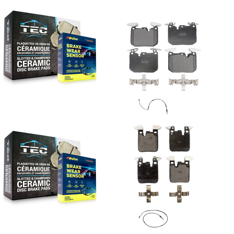 Positive Plus KPW-100039 Disc Brake Pad for 2012-2020 BMW M2, BMW 440i and More - Front and Rear