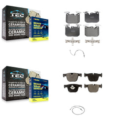 Positive Plus KPW-100041 Disc Brake Pad for 2012-2020 BMW 440i, BMW 340i GT xDrive and More - Front and Rear