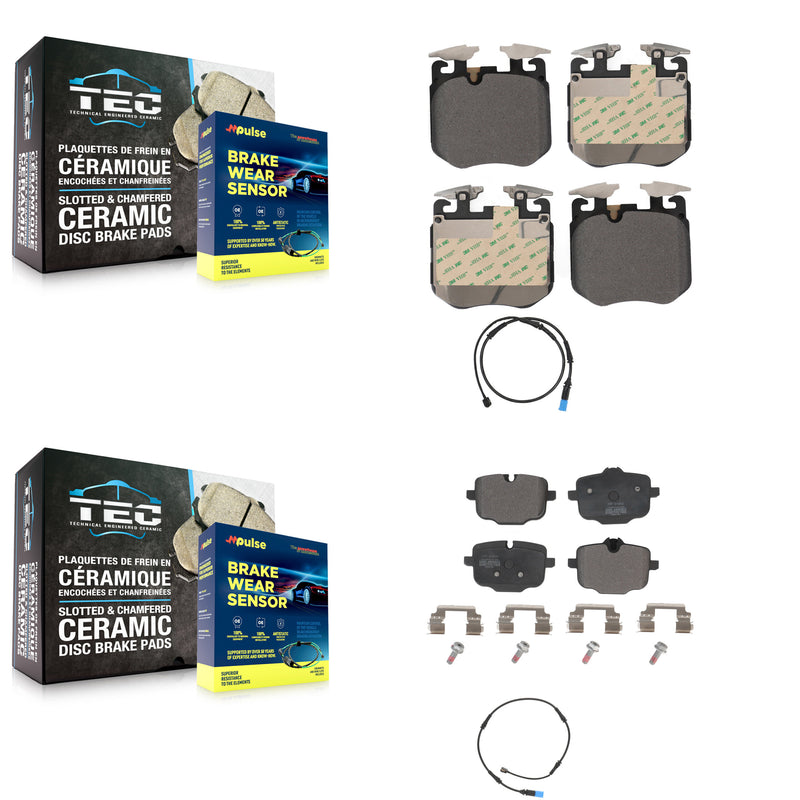 Positive Plus KPW-100058 Disc Brake Pad for 2019-2021 BMW X5, BMW X6, BMW X7 - Front and Rear